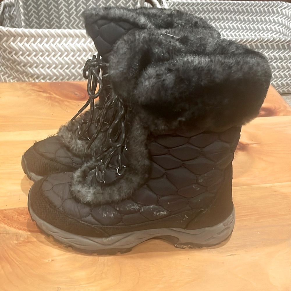 LIKE NEW  LL BEAN QUILTED & LINED WINTER BOOTS Sz 7.5    🥶 EUC